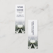 White Heart Scifi Mini Visitekaartje (Voorkant / Achterkant)