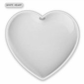 WHITE HEART STICKER (Voorkant)
