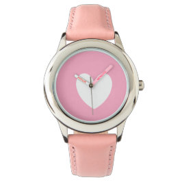 White Heart Watch Horloge