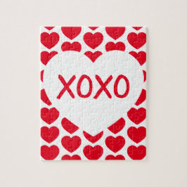 White Heart XOXO Valentijn Frustrating Legpuzzel