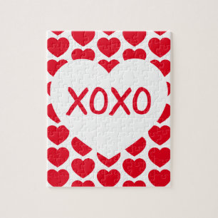 White Heart XOXO Valentijn Frustrating Legpuzzel