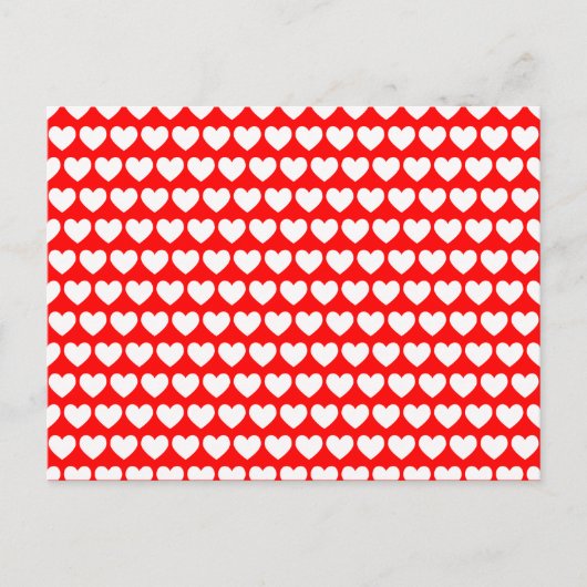 White Hearts-Briefkaart Briefkaart (Voorkant)