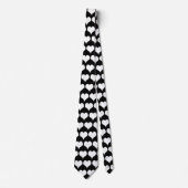 White Hearts Design -> Witte Hartjes Ontwerp Stropdas (Voorkant)