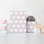 White Hearts Pattern Pastel Paars Cadeaupapier<br><div class="desc">Festive, modern en eenvoudig chic wrapping papier biedt een wit hartenpatroon op een stijlvolle paarse achtergrond. Verpak je cadeaus met liefde, perfect voor Valentijnsdag, kerstvakantie, bruiloft, verjaardagen of een baby shower! Exclusief voor u ontworpen door Happy Dolphin Studio. Neem contact met ons op via happydolphinstudio@outlook.com als je hulp of overeenkomende...</div>