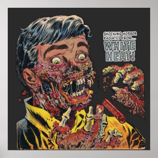 White Heat Harvey Horror Comics line Black Cat My Poster