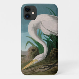 White Heron Birds of America Audubon Print Case-Mate iPhone Case