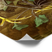 White Heron door John James Audubon Poster (Hoek)