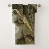 White Heron, Great Egret, Audubon Birds of America Bad Handdoek (Insitu)
