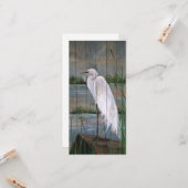 White Heron Kaart (Voorkant / Achterkant in situ)