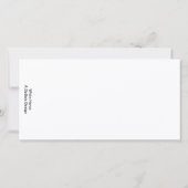 White Heron Kaart (Achterkant)