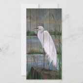 White Heron Kaart (Voorkant)