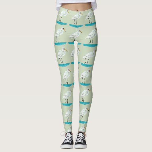 White Heron Leggings (Voorkant)