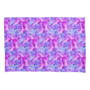 White Hibiscus Flowers Bouquet Tinted Kussensloop