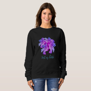 White Hibiscus Flowers Bouquet Tinted Personalized Trui