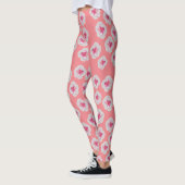 White Hibiscus Flowers Custom Leggings (Links)