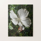 White Hibiscus | Vreedzame Natuur Legpuzzel (Verticaal)