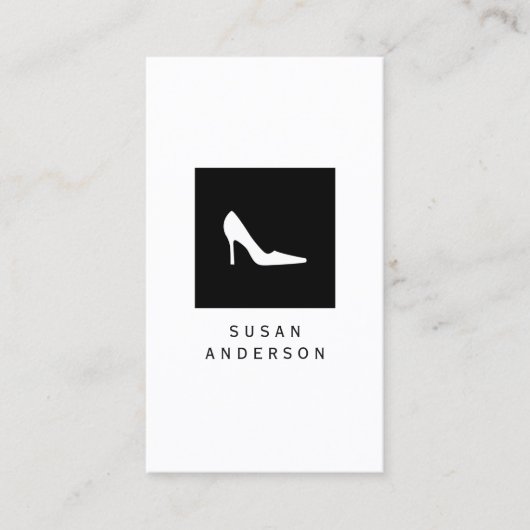 White Hiel Logo Visitekaartje (Voorkant)