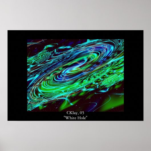 White Hole Poster (Voorkant)