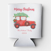 White Holiday met kerstboomgaard Blikjeskoeler (Voorkant)