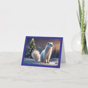 White Holiday Minx Feestdagen Kaart