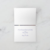 White Holiday Minx Feestdagen Kaart (Binnen)