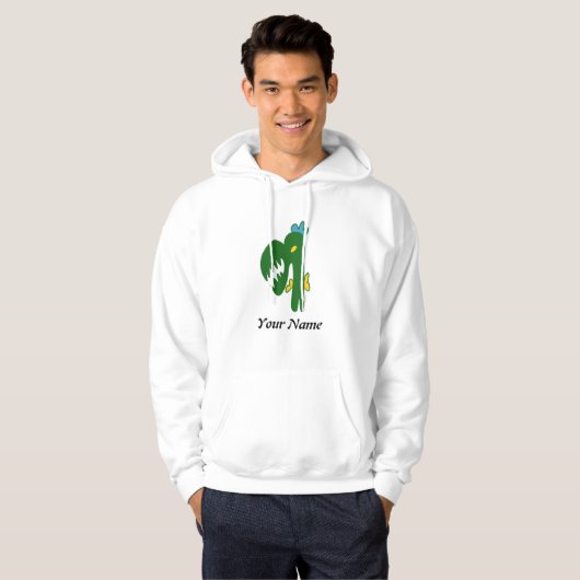White Hoodie (Voorkant volledig)