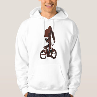 White Hoodie - gebruik fietsen, bespaar Natuur!