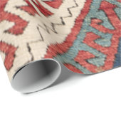 White Hooked Southwestern Vorm Cadeaupapier (Rol Hoek)