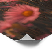 White Horse Amid Blossoming Meadow  Poster (Hoek)