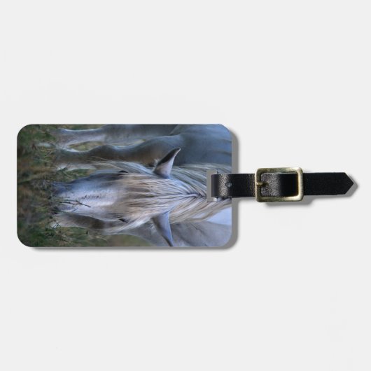 White Horse Bagagelabel (Voorkant horizontaal)