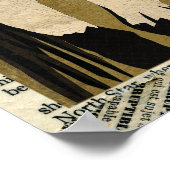 WHITE HORSE & BIRD Art Poster (Hoek)