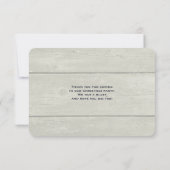 White Horse & Bird in a Winter Snowfall Bedankt (Achterkant)