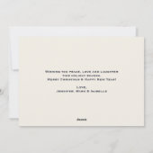 White Horse & Bird in a Winter Snowfall Kerstmis Feestdagenkaart (Achterkant)