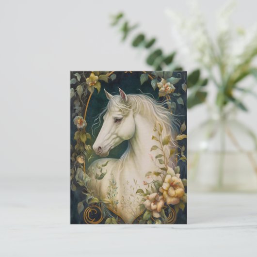 White Horse Briefkaart (Staand voorkant)