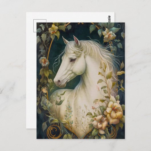 White Horse Briefkaart (Voorkant / Achterkant)