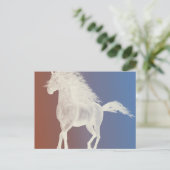 White Horse Briefkaart (Staand voorkant)