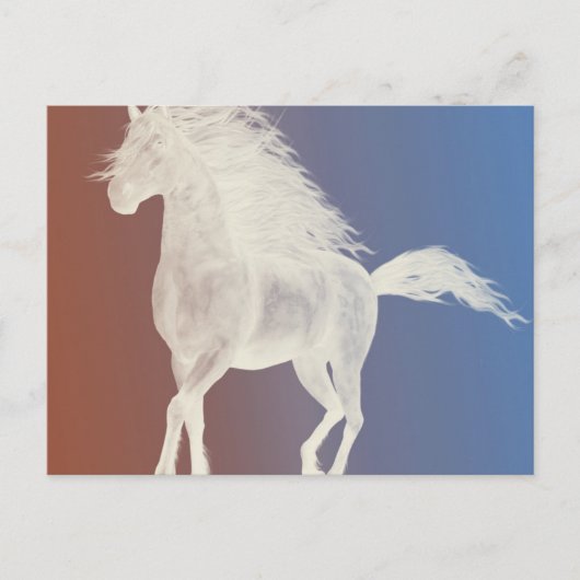 White Horse Briefkaart (Voorkant)