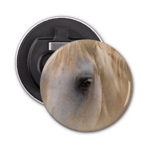 White Horse Button Flesopener