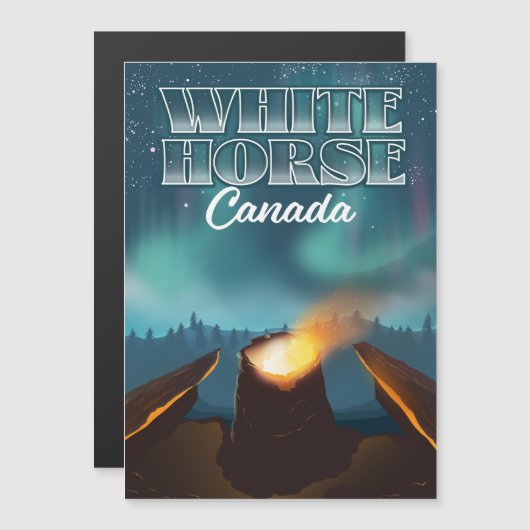 White Horse Canada reisposter (Voorkant / Achterkant)