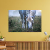 White Horse Canvas Afdruk (Insitu (Woonkamer))