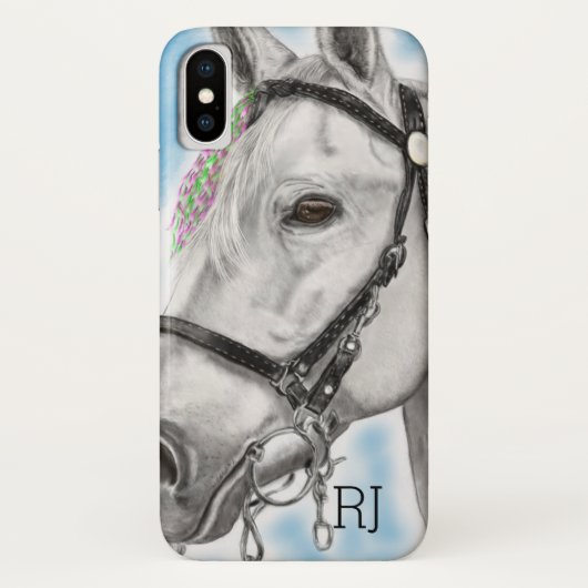 White Horse Case-Mate iPhone Case (Achterkant)