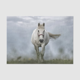 White Horse Cloud Photo Tissuepapier