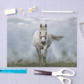 White Horse Cloud Photo Tissuepapier (Craft)