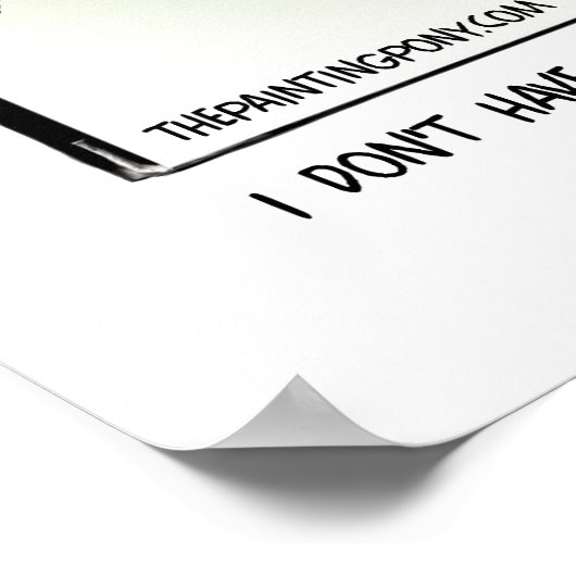 White Horse Comic Poster (Hoek)