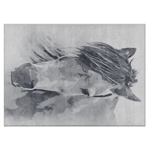 White Horse Cutting Board Snijplank (Voorkant)