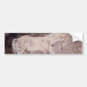 White Horse (door Eugene Delacroix) Bumpersticker (Voorkant)