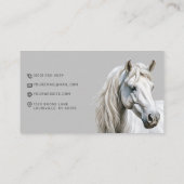 White Horse Equestrian Visitekaartje (Achterkant)