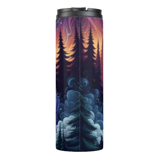 White Horse Fire Forest Magic Thermosbeker (Achterkant)