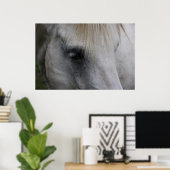 White Horse Gaze of Wisdom - Poster (Thuiskantoor)