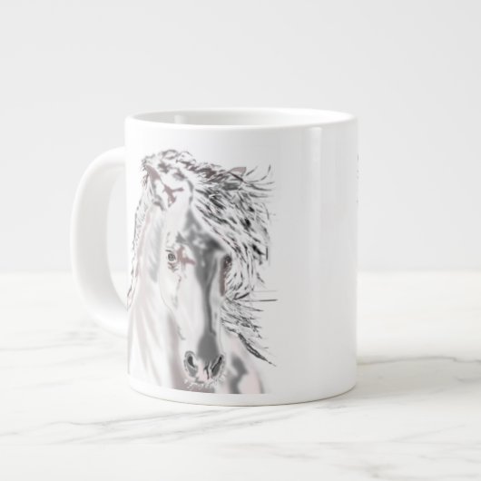 White Horse Grote Koffiekop (Links)